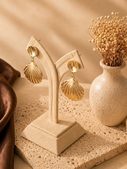 Solea Double Shell Earrings