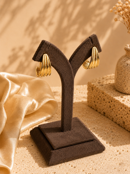 Auric Wave Hoops