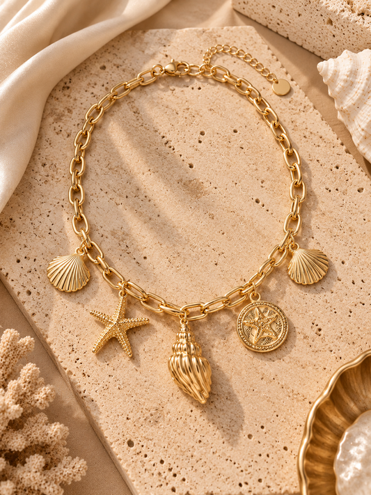 Mystic Mermaid Charm Necklace