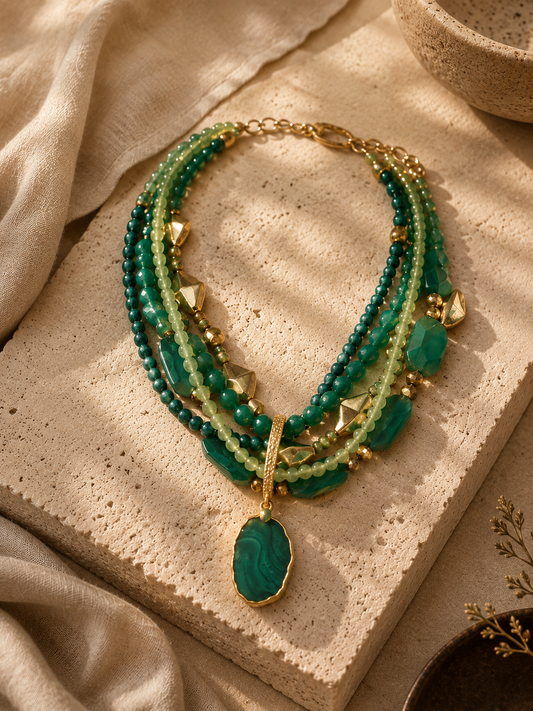 Verde Luxe Statement Necklace