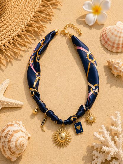 Monaco Soleil Satin Necklace