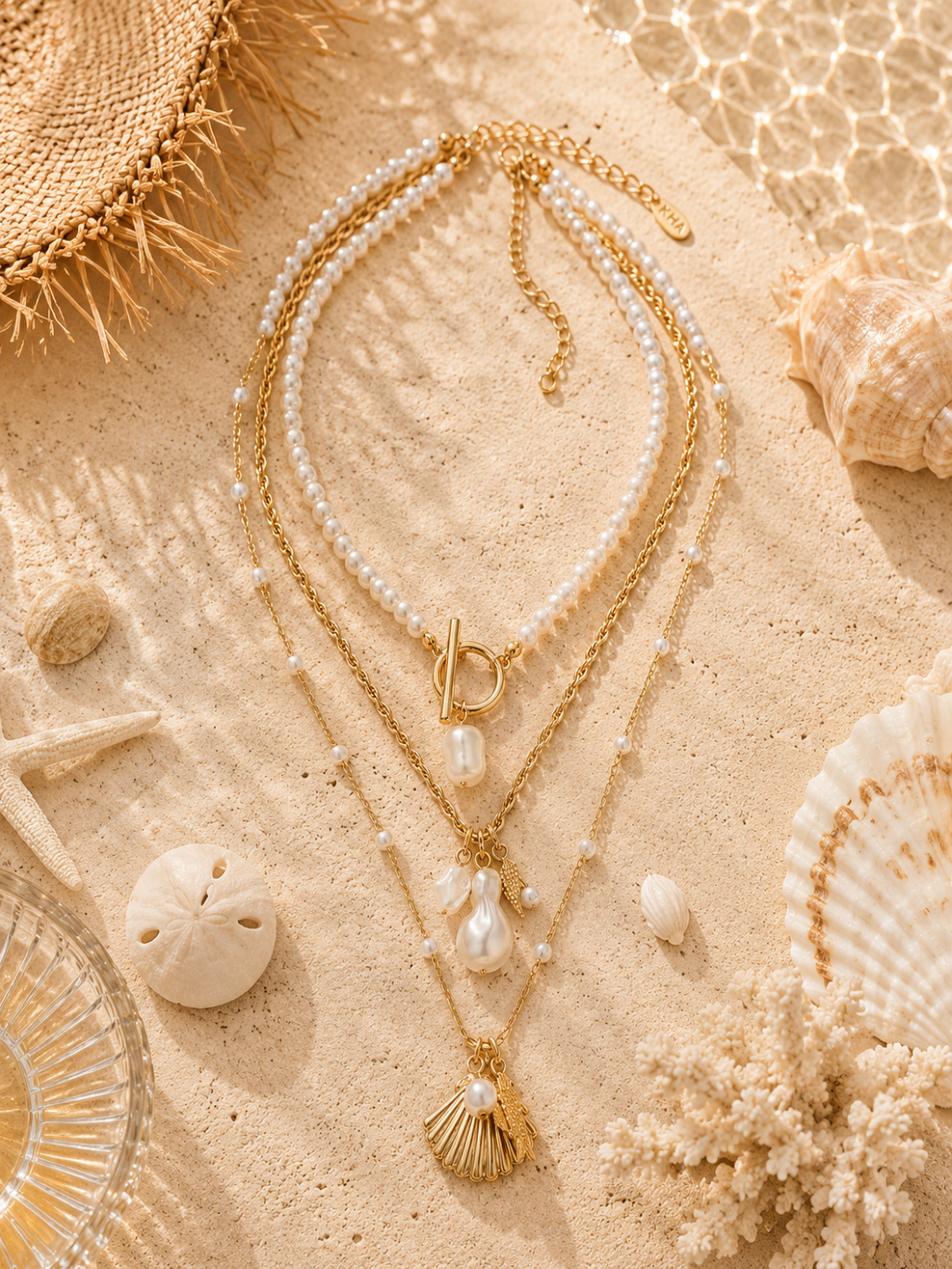 Capri Pearl Layers Necklace
