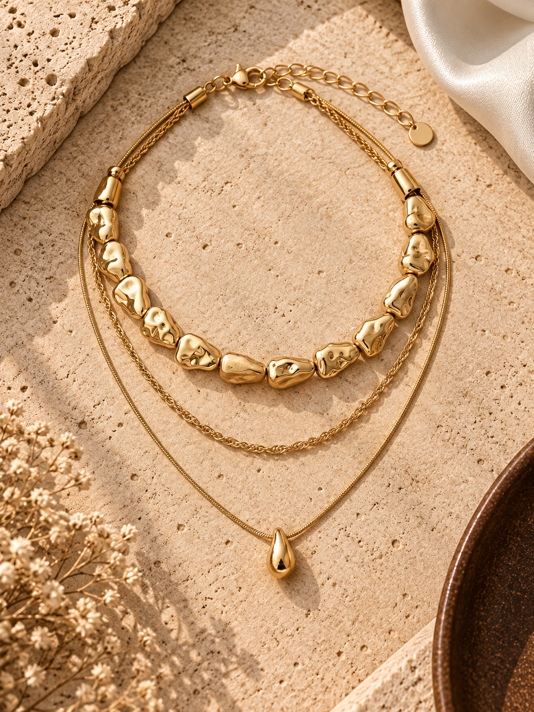 Golden Daze Layered Necklace