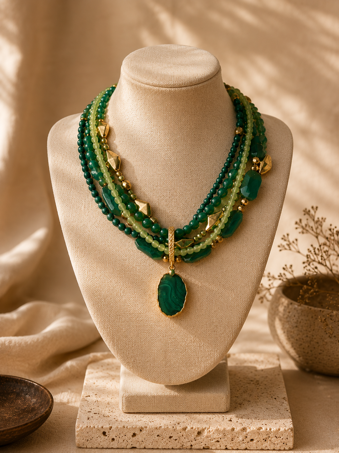 Verde Luxe Statement Necklace