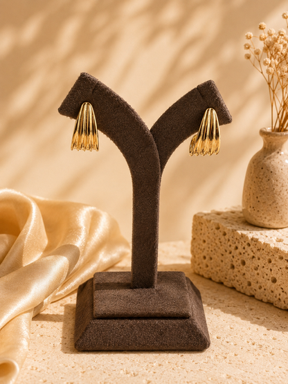 Auric Wave Hoops