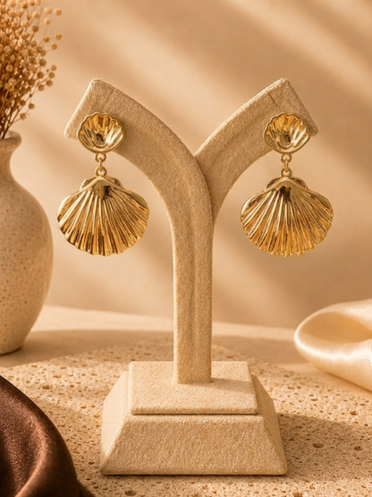 Solea Double Shell Earrings