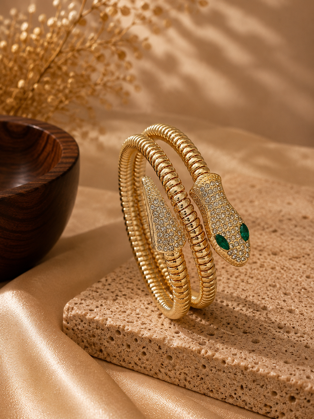 Serpent Wrap Bracelet