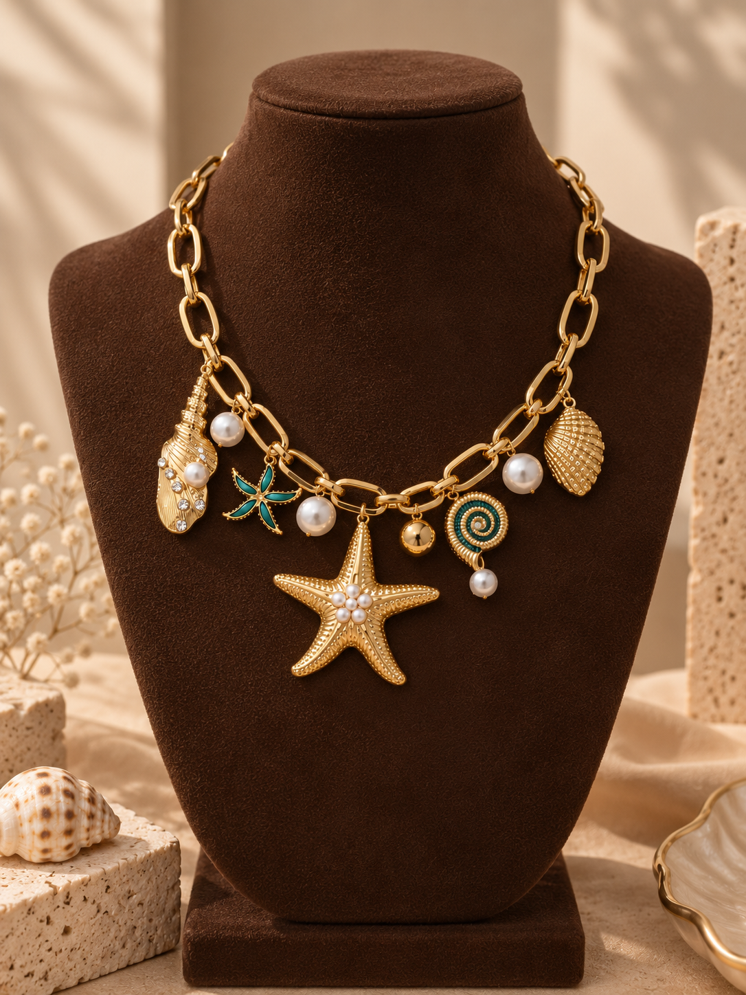 Ariel's Treasure Trove Charm Necklace