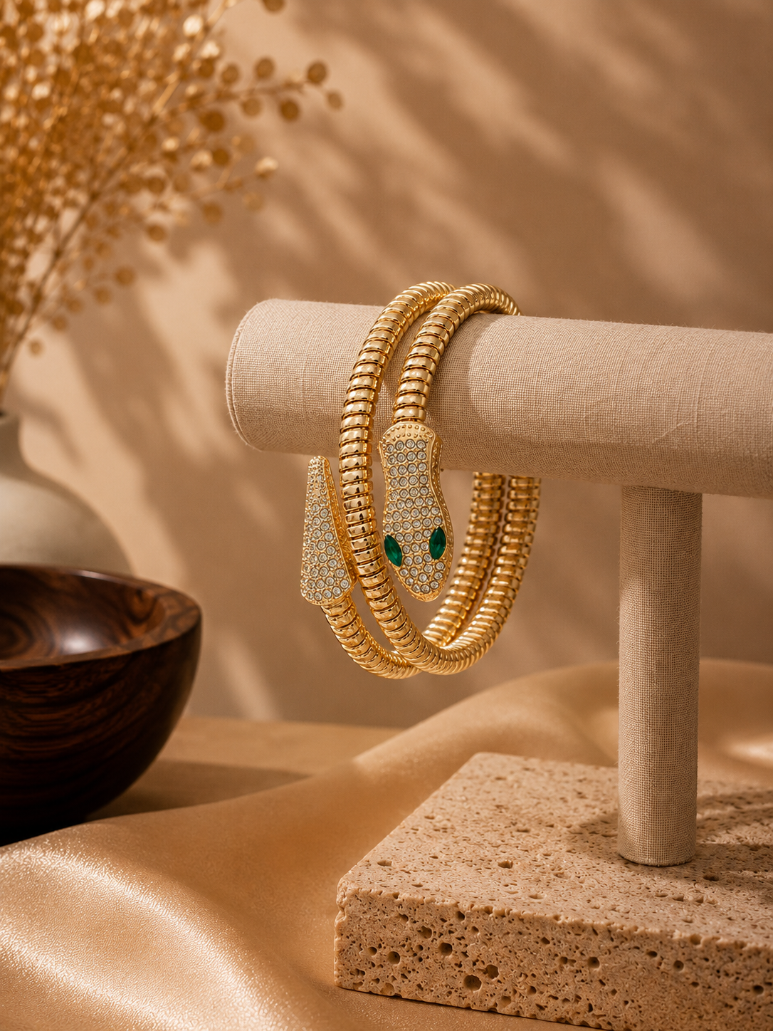 Serpent Wrap Bracelet