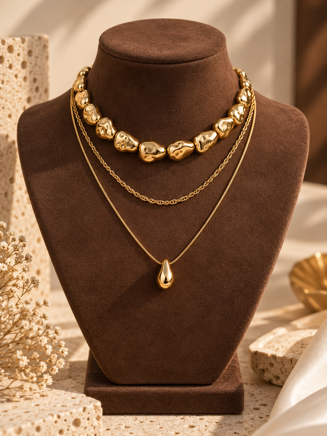 Golden Daze Layered Necklace
