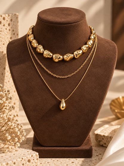 Golden Daze Layered Necklace