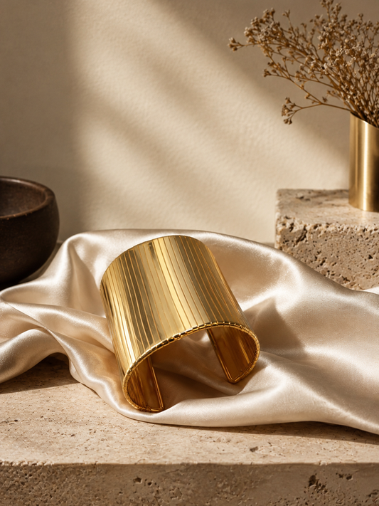 Gold Plated Elysian Empress Cuff