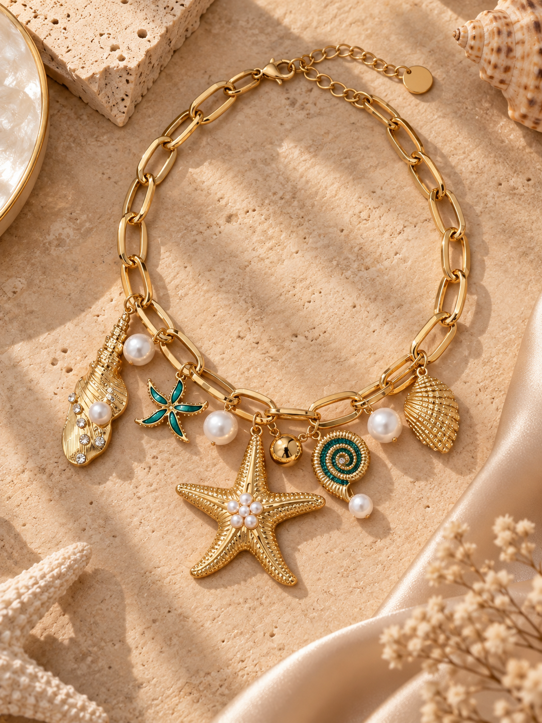 Ariel's Treasure Trove Charm Necklace